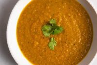 Golden Carrot and Fresh Coriander Soup