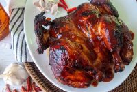 Charred & Juicy Spatchcock BBQ Chicken