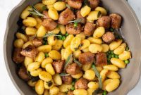 Hearty Sausage and Gnocchi Bake