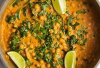 Effortless 10-Minute Chickpea Spinach Curry