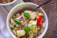 Refreshing Mediterranean Orzo Salad