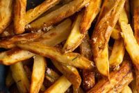 Golden Crispy Air Fryer Chips