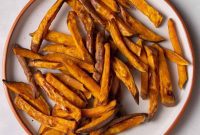 Golden Air Fryer Sweet Potato Fries