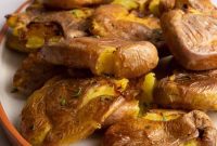Perfectly Crispy Air Fryer Smashed Potatoes