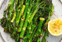 Crispy Air-Fried Tenderstem Broccoli