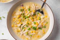 Sunshine Chicken and Sweetcorn Soup