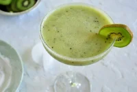 Tropical Kiwi Coconut Slush Margarita