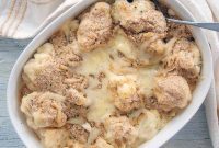 Indulgent Cheesy Cauliflower Gratin