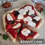 Weber Pizza Margherita Style Overhead