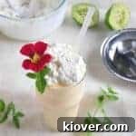 The Mojitarita Milkshake - a mint margarita dessert