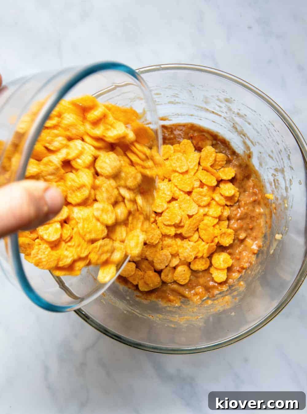 Mixing Breakfast Flapjacks
