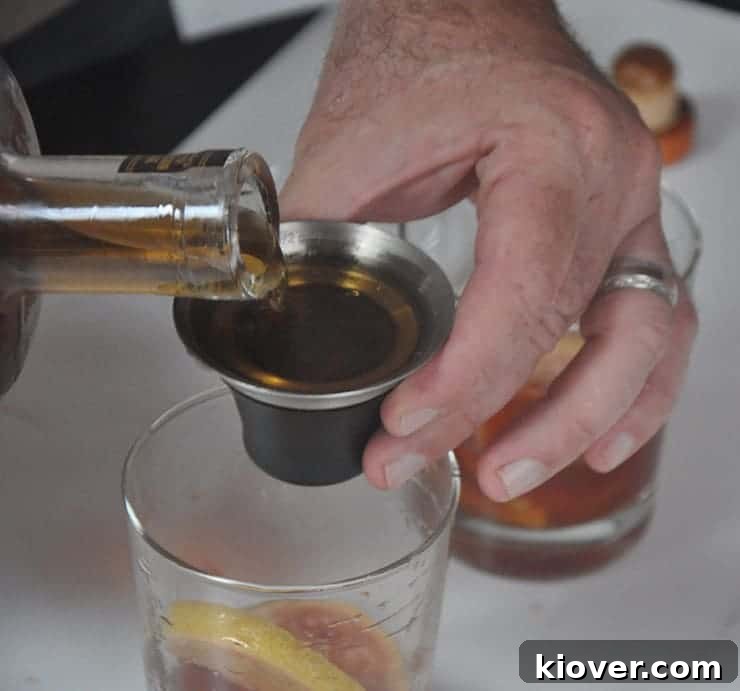 Pouring Whiskey pouring whiskey for old fashioned