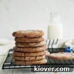 Stack of the Soft Ginger Cookie recipe.