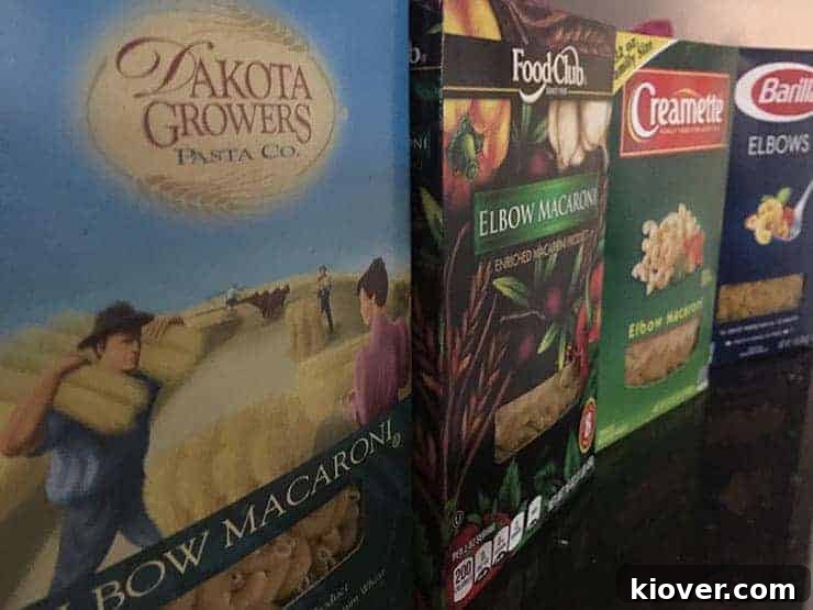 Elbow Macaroni Boxes - Choosing the Best Pasta for Mac and Cheese