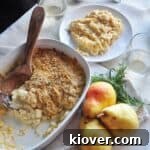 pear and gouda macaroni and cheese recipe thumbnail