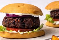Juicy Portobello Mushroom Burger Recipe for Grill or Skillet