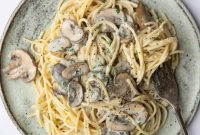 Creamy Vegan Mushroom Pasta Recipe for Dinner Nights