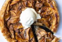 Flaky Puff Pastry Apple Tart Recipe with Cinnamon Glaze