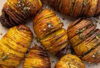 Crispy Air Fryer Hasselback Potatoes Recipe