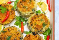 Crispy Vegan Fish Cakes with Chickpeas and Seaweed