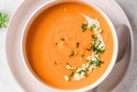 Creamy Roasted Sweet Potato Soup Recipe