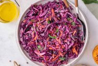 Crunchy Red Cabbage Slaw Recipe for Bright, Tangy Flavor