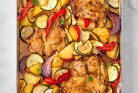 Lemon Herb Chicken Tray Bake Recipe for Juicy Oven-Roasted Chicken