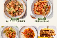 Week 18 Dinner Plan: Meals for November 5, 2026