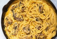 Creamy Mushroom Alfredo Pasta Recipe for Dinner