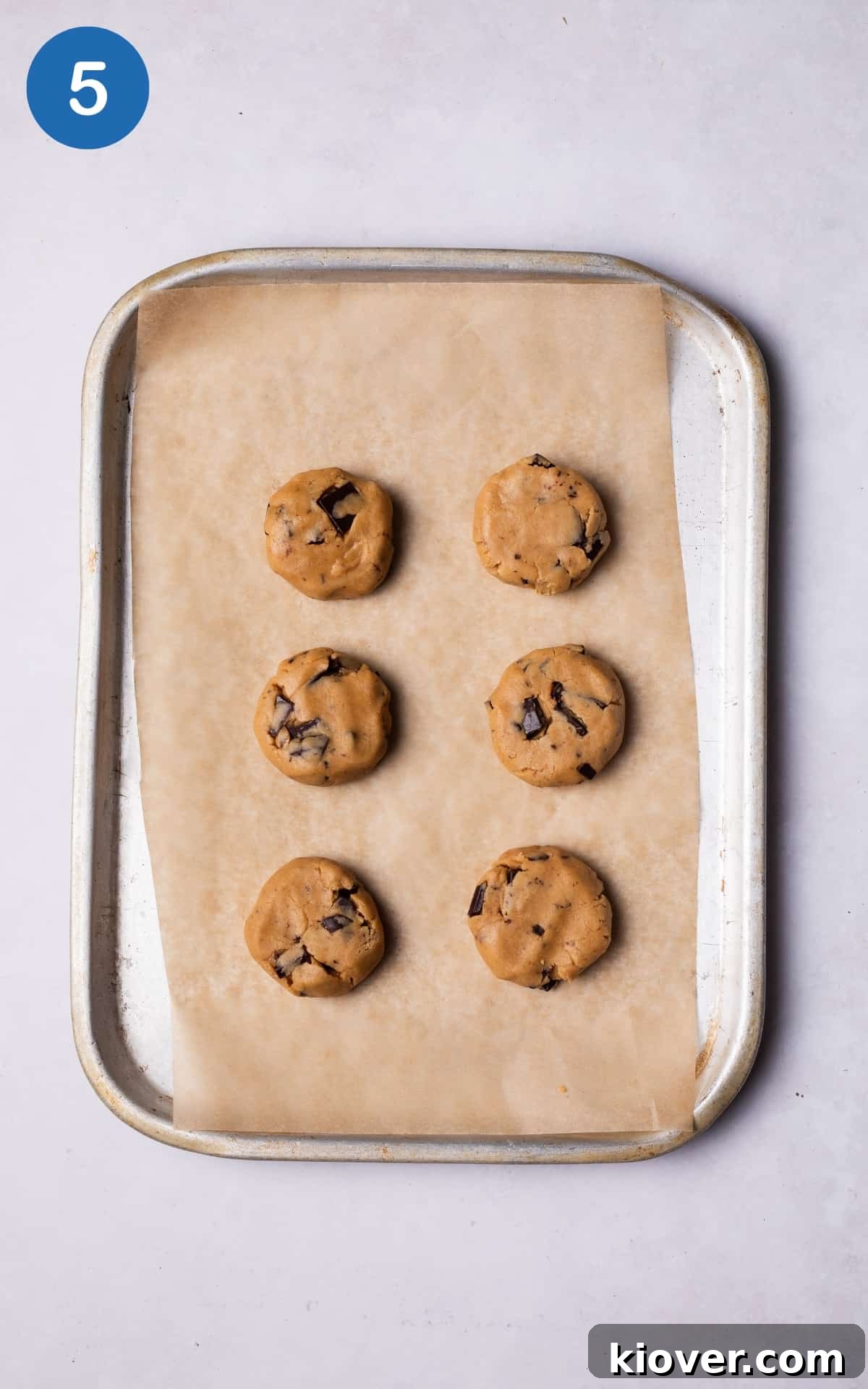 Chewy Vegan Peanut Butter Cookies Recipe 8 vegan peanut butter cookies pressed at the top with the fork,