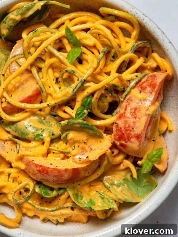 Courgette Salad served in a bowl.