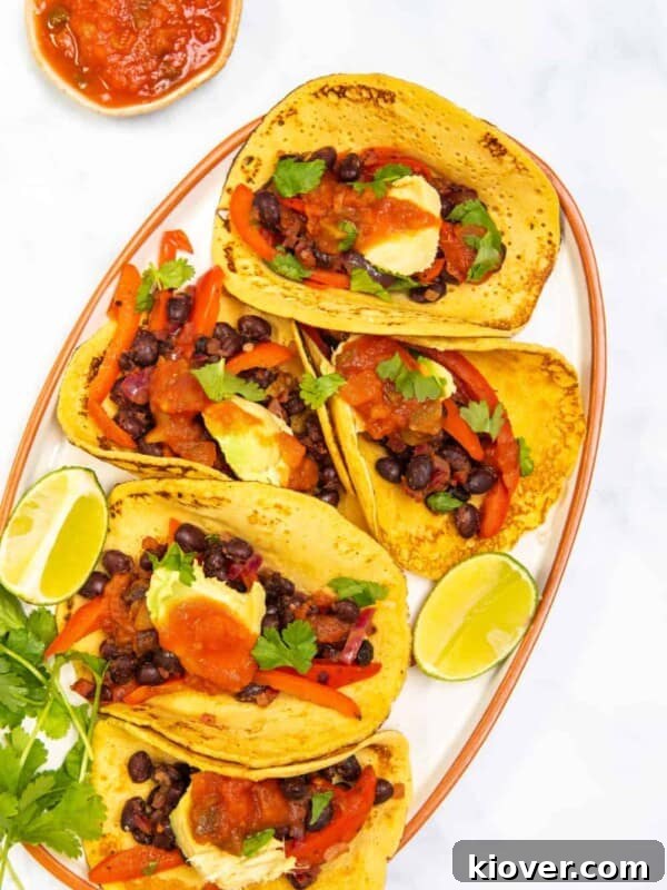 Black Bean Quesadillas with Melty Cheese and Fresh Salsa 12 Gluten Free Tortillas Top