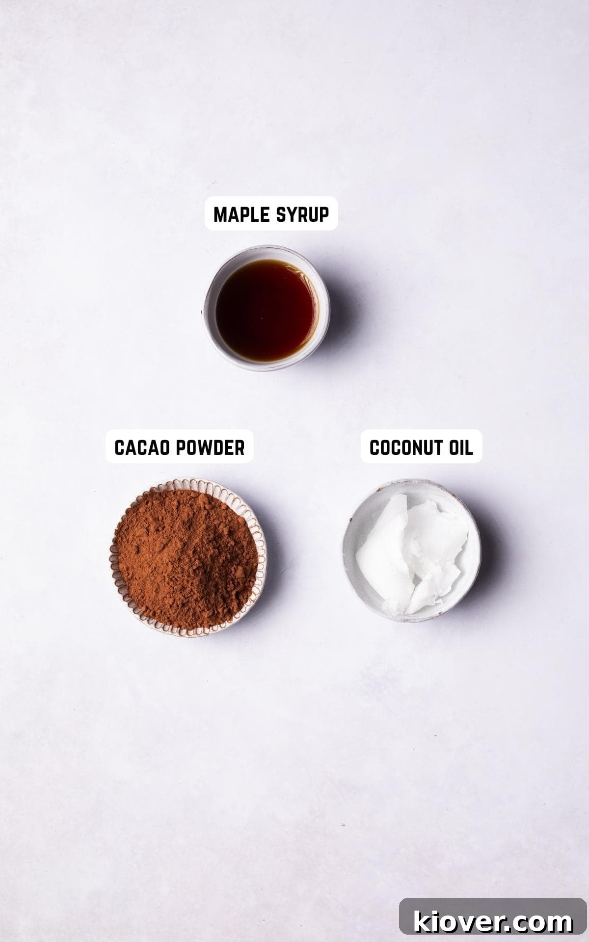 Ingredients to make Vegan Chocolate Truffles