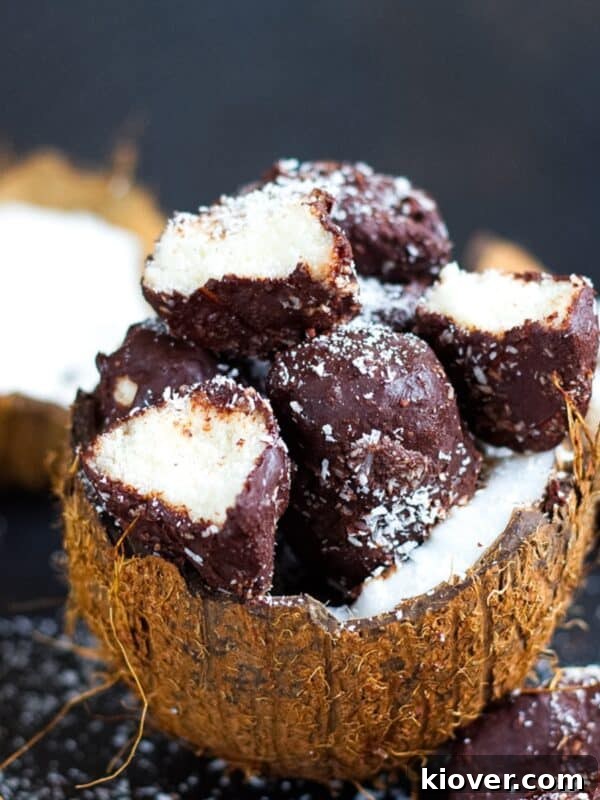No-Bake Rice Krispie Treat Cakes Recipe for Parties and Gifts 12 homemade bounty bars close up.