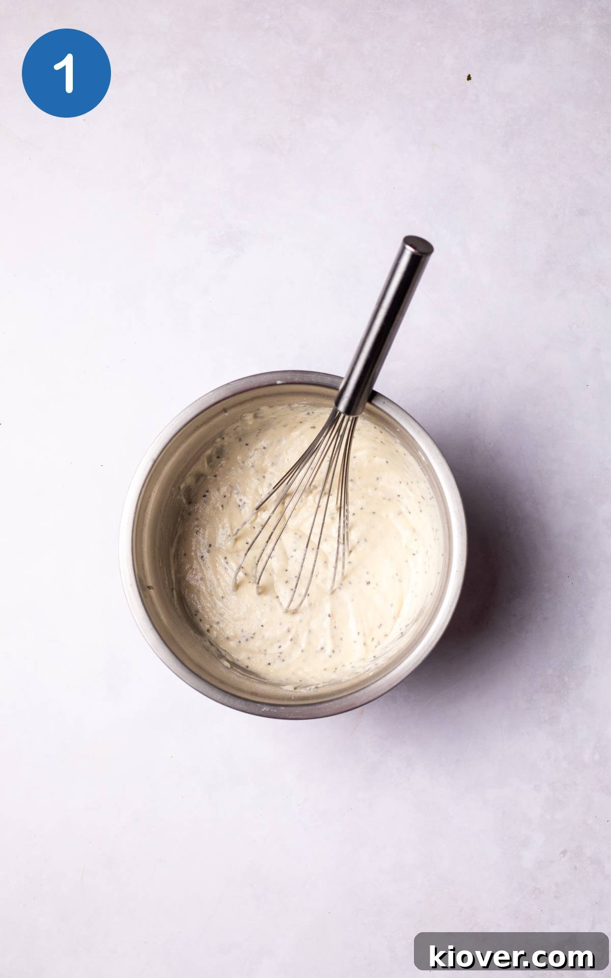 Fluffy Gluten-Free Pancake Recipe for Tender, Quick Breakfast 4 Mixing the ingredients for gluten free pancakes in a large bowl.