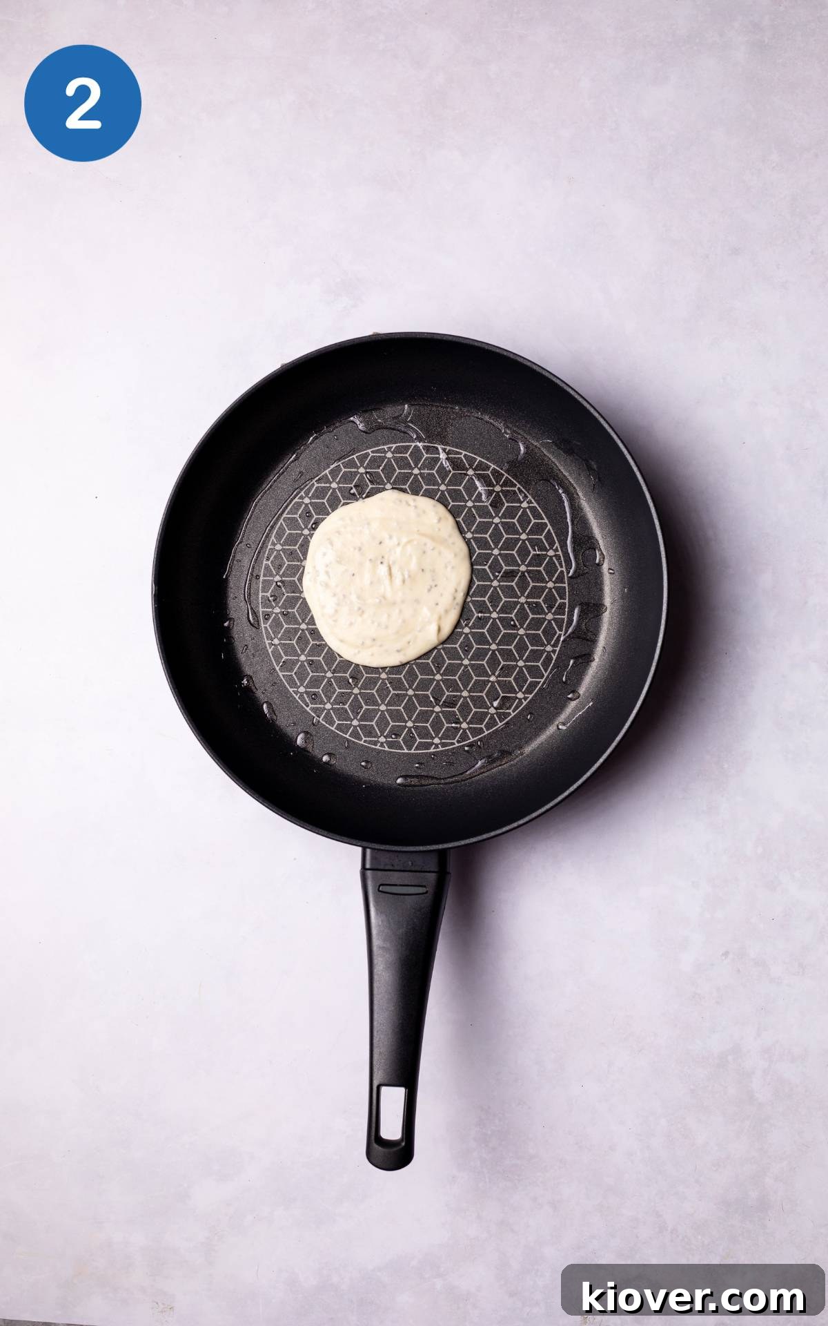 Fluffy Gluten-Free Pancake Recipe for Tender, Quick Breakfast 5 Gluten Free pancake in a pan.