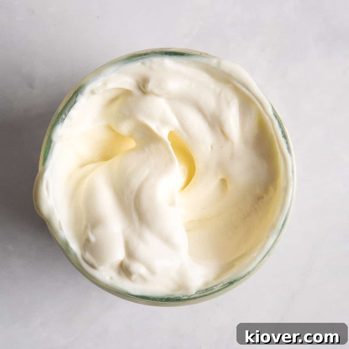 Creamy Vegan Mayonnaise Recipe: Homemade Egg-Free Mayo 2 homemade vegan mayonnaise in a jar served on a white background.