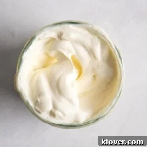 Creamy Vegan Mayonnaise Recipe: Homemade Egg-Free Mayo 11 homemade vegan mayonnaise in a jar served on a white background.
