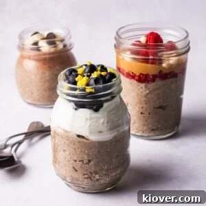 71 Top Gluten-Free Recipes for Every Meal 5 Protein Overnight oats with fruit toppings.