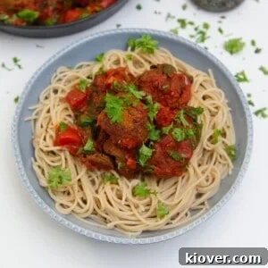 71 Top Gluten-Free Recipes for Every Meal 49 vegan meat balls on bed of spaghetti