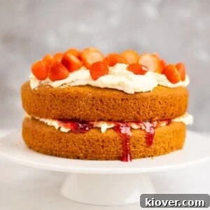 71 Top Gluten-Free Recipes for Every Meal 53 Gluten Free Victoria Sponge on a cake stand