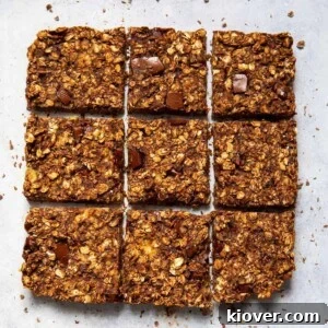 71 Top Gluten-Free Recipes for Every Meal 61 Chocolate flapjacks cut into squares laid on white background.