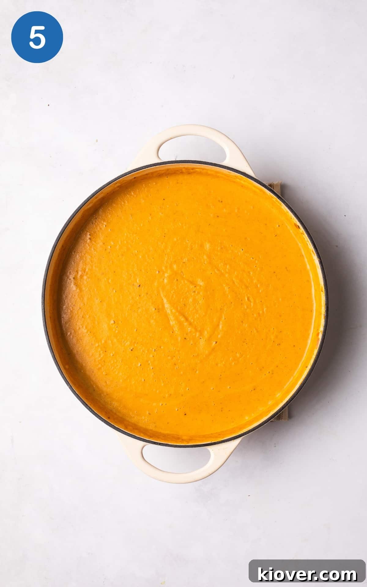 Hearty Carrot and Red Lentil Soup with Warm Spices 8 blended ingredients for carrot and lentil soup.