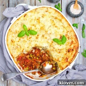 43 Gluten-Free Vegan Recipes for Everyday Meals and Desserts 21 Vegan Shepherd’s Pie served in a dish.