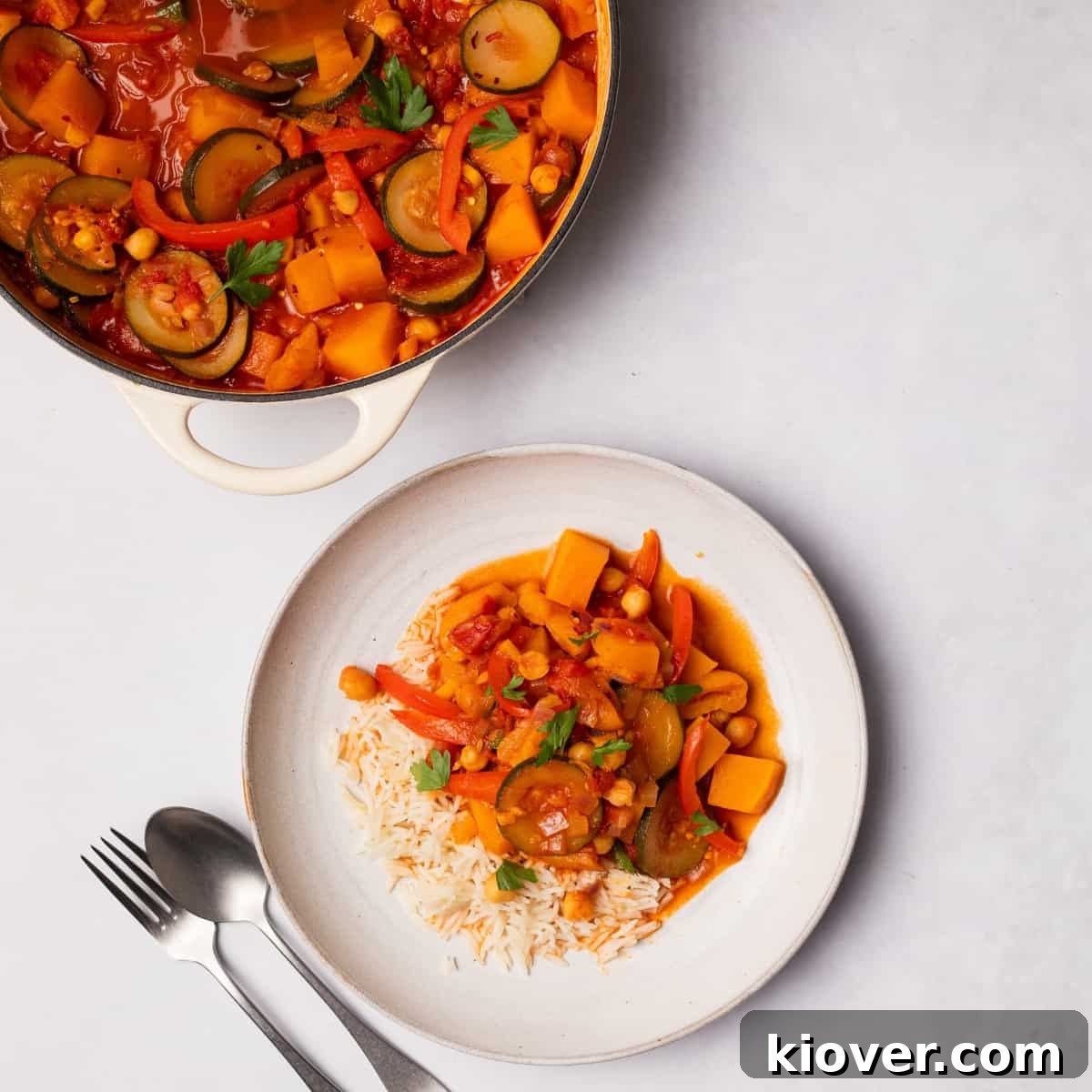 Moroccan Vegetable Tagine Recipe: Flavorful Slow-Cooked Veg Stew 2 Vegetable Tagine served on a plate.