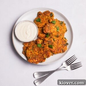 Crispy Courgette Fritters with Garlic Yogurt Dip 11 vegan courgette fritters with coconut yoghurt.