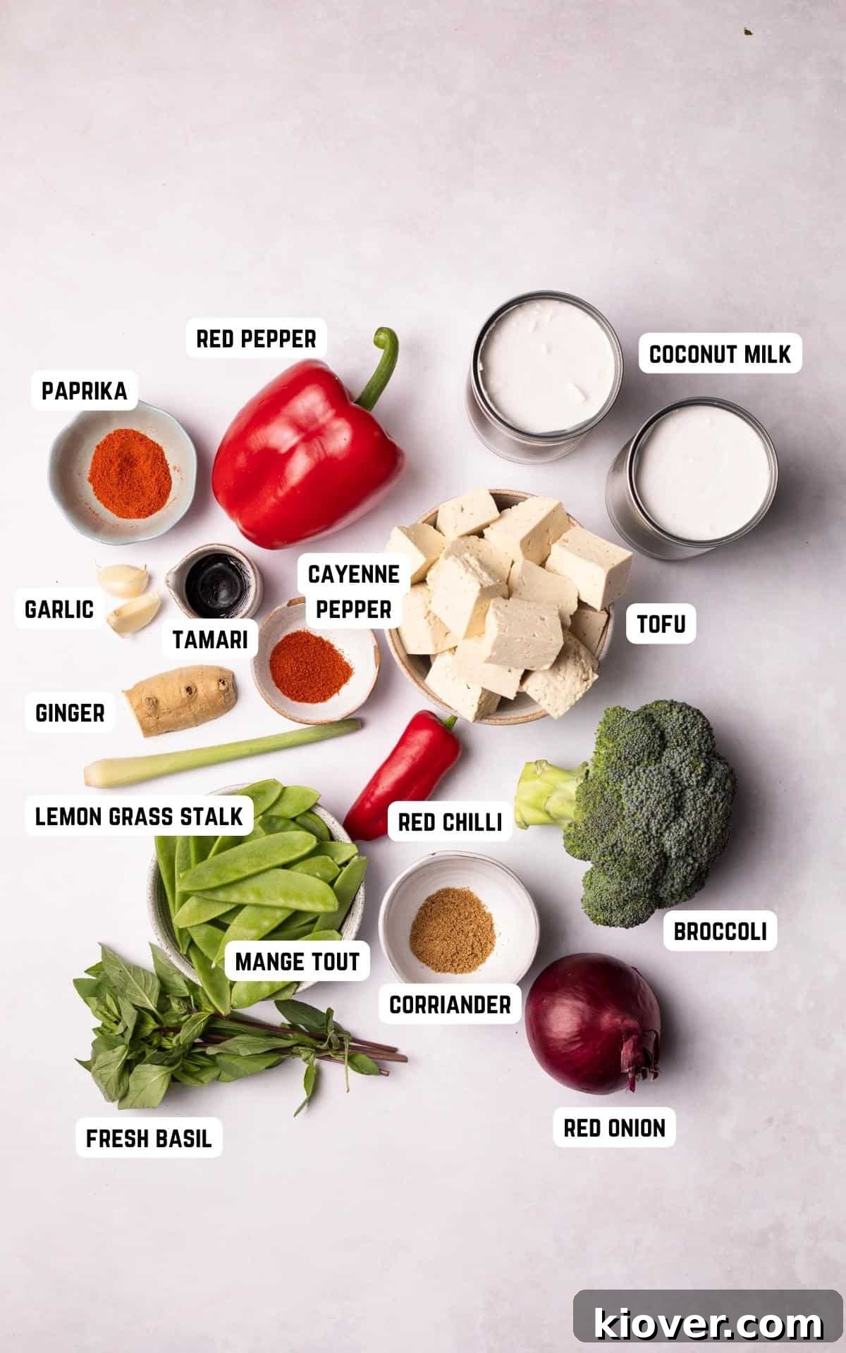 Authentic Vegan Thai Curry Recipe with Creamy Coconut Sauce 3 Ingredients to make Vegan Thai Curry.