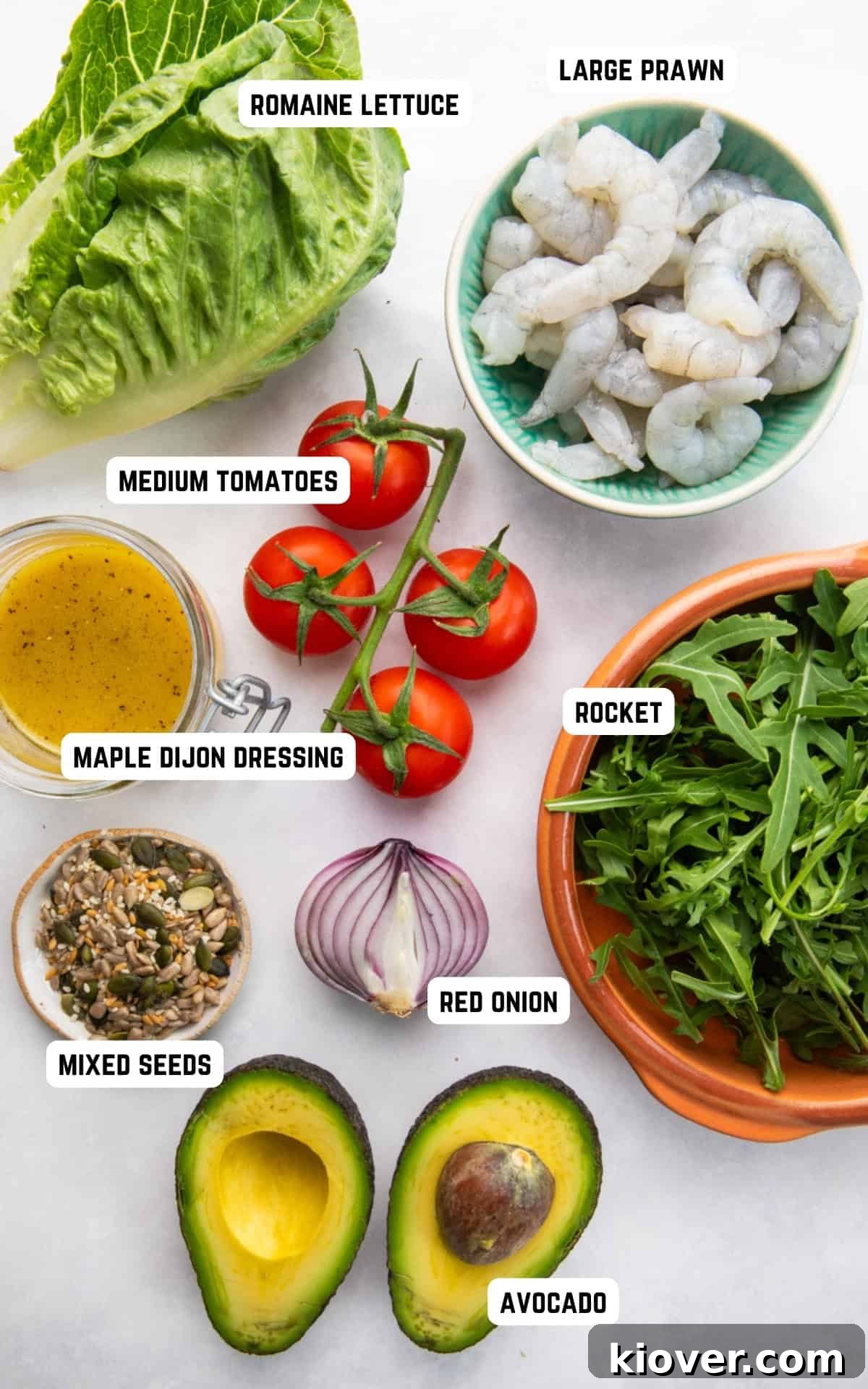 Zesty Prawn Salad with Lemon-Dill Dressing 3 Ingredients to make Prawn Salad.