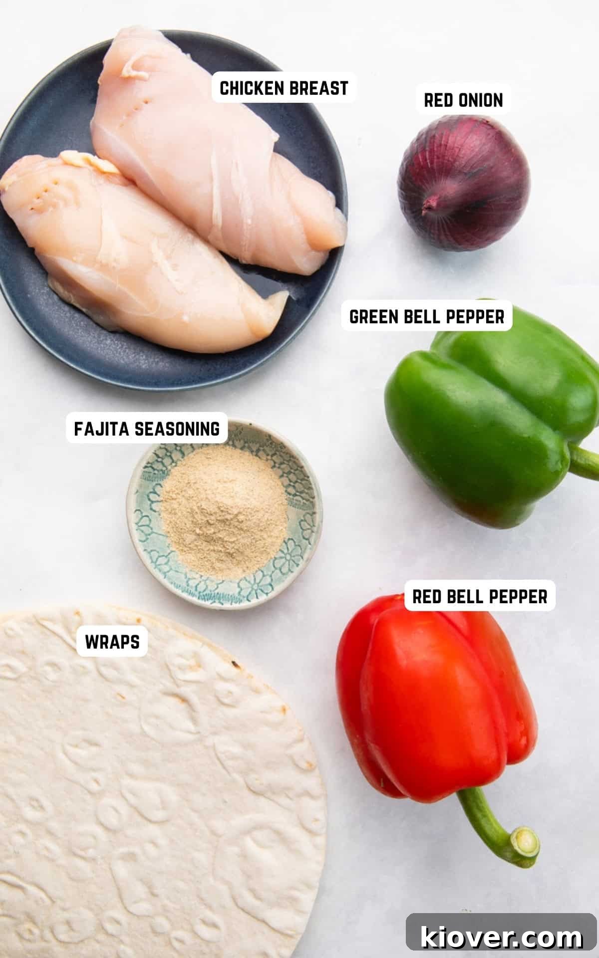Crispy Air Fryer Chicken Fajitas Recipe for Quick Weeknight Meals 3 Ingredients to make Air Fryer Chicken Fajitas.