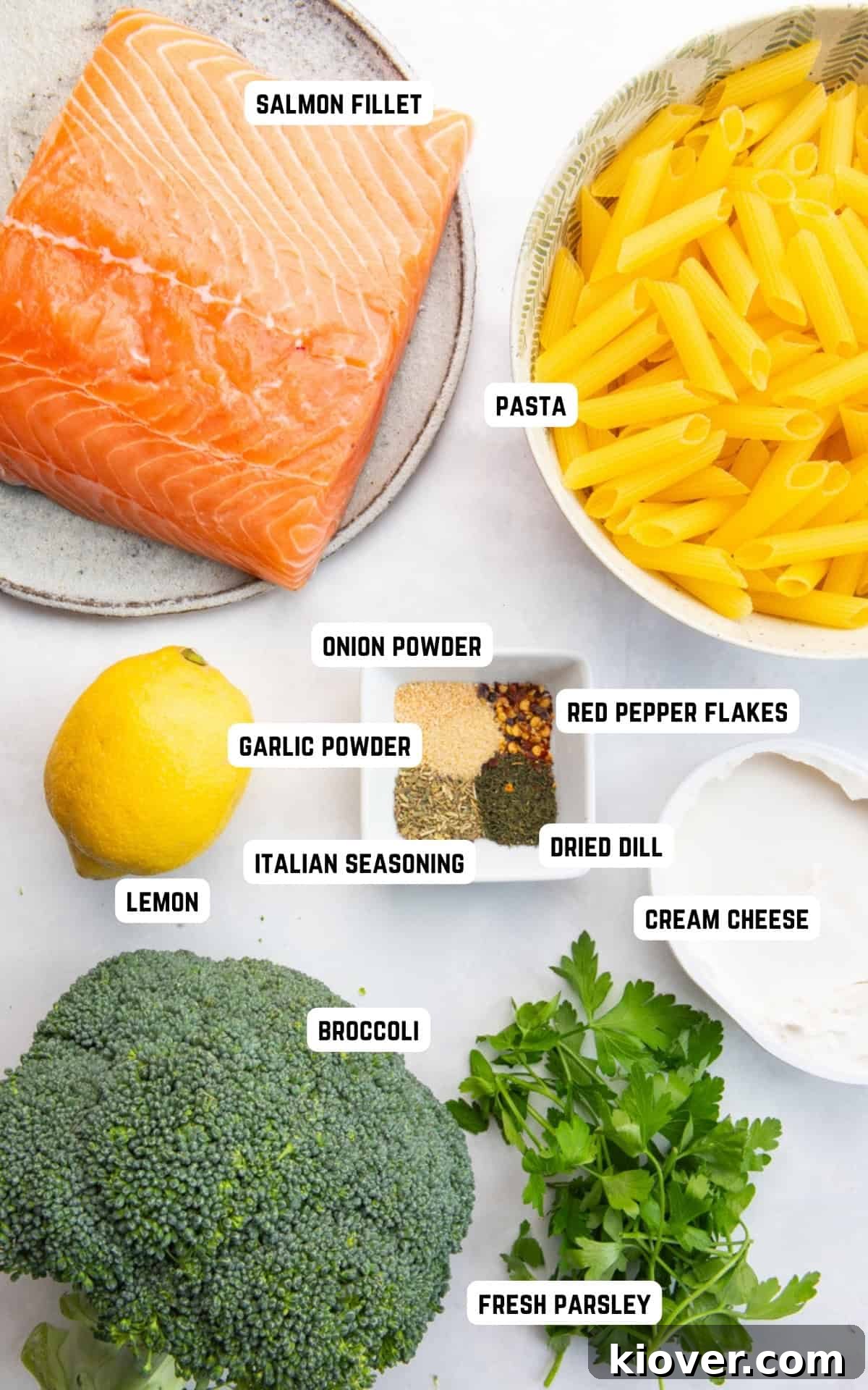 Creamy Salmon & Broccoli Pasta Recipe for Weeknight Dinners 3 Ingredients to make Salmon and Broccoli Pasta.